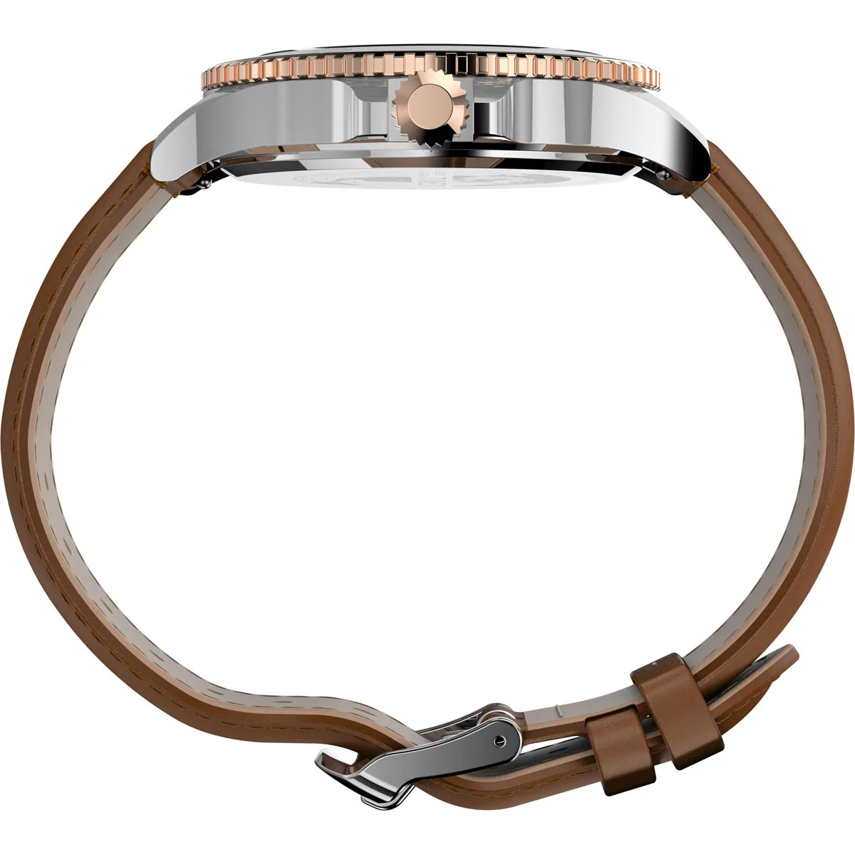 Timex 3 Hands Men's Analog White Dial Coloured Quartz Watch, Round Dial with 43 mm Case width - TW2U12800UJ - Image 5