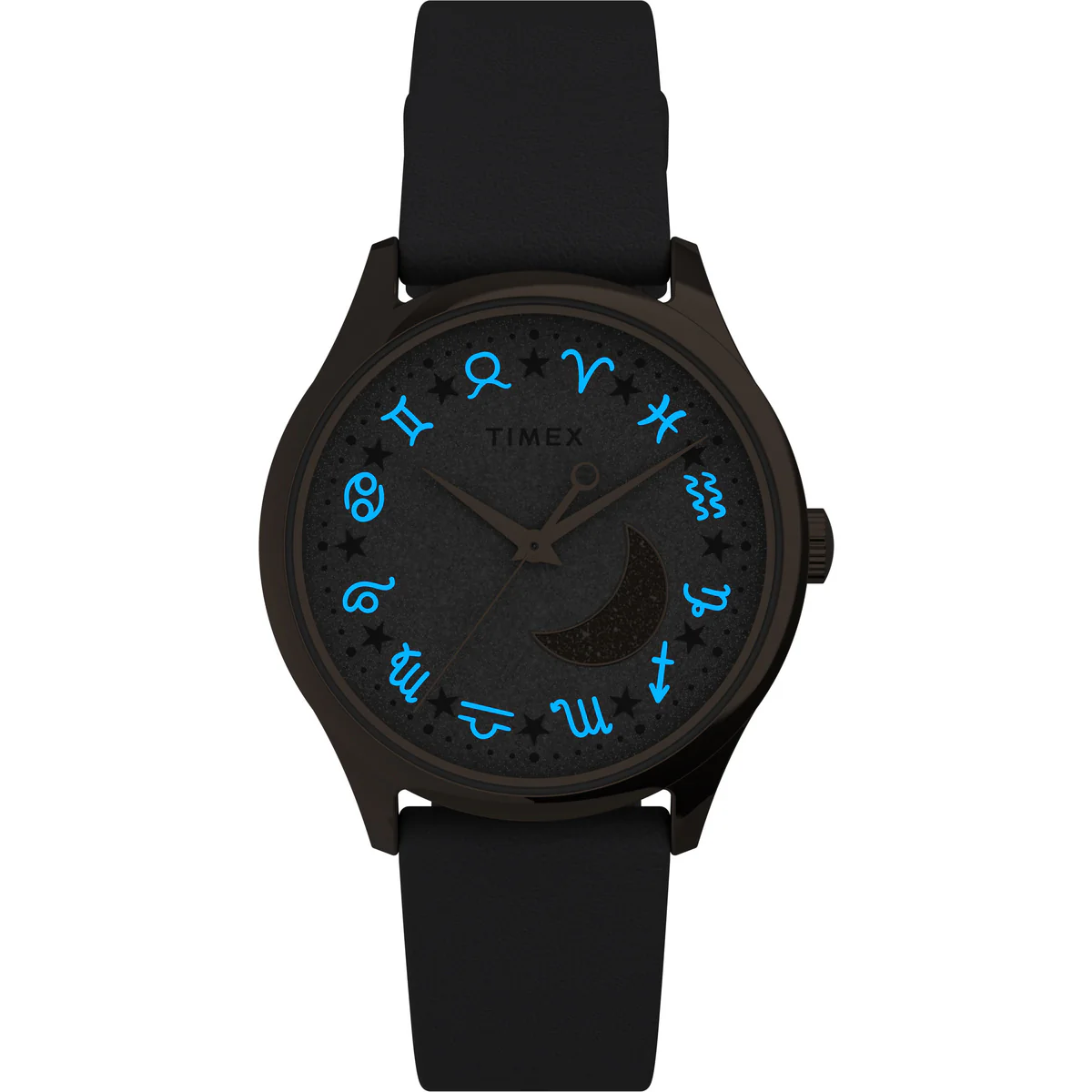 Celestial 32mm Leather Strap Watch - Image 5