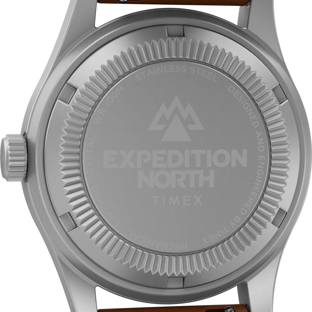 Expedition North Field Post Mechanical 38mm Eco-Friendly Leather Strap Watch - Image 4