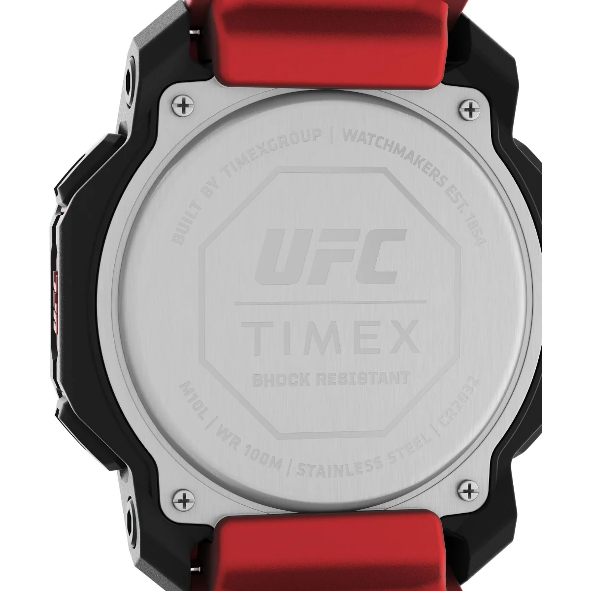 Timex Men Black Octogonal Resin Dial Digital Watch-TW2V88200X6 - Image 5