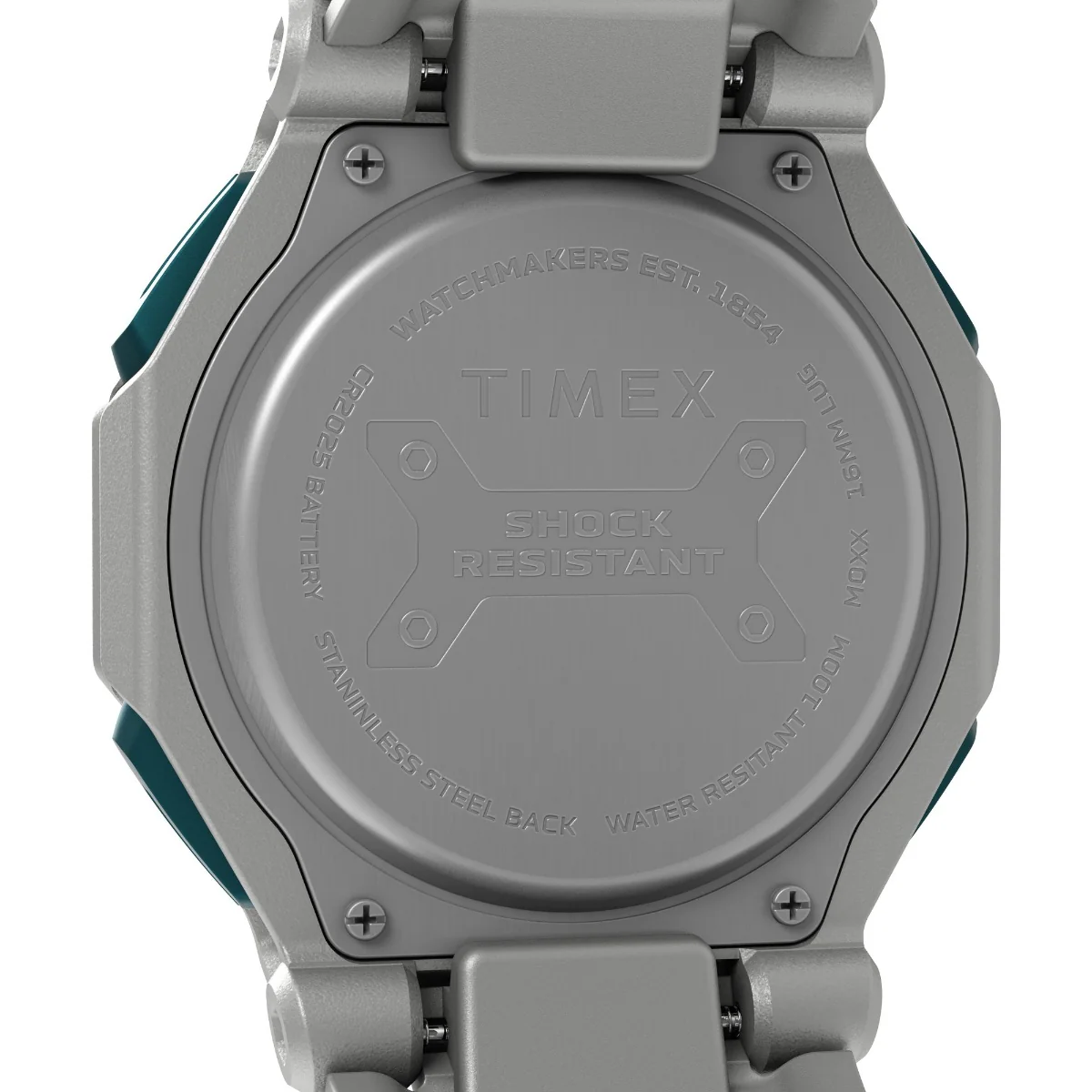 Timex Men Black Resin Square Dial Digital Watch-TW2V63600UJ - Image 5