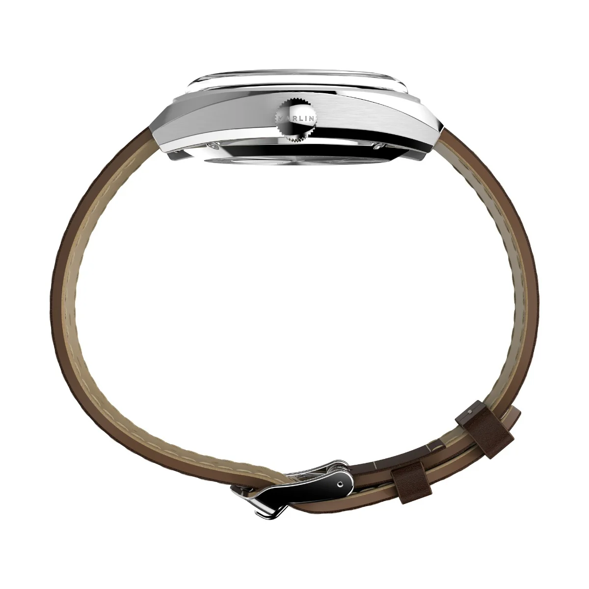 Timex Men Silver-Tone Stainless Steel Round Dial Mechanical Watch-TW2V62000U9 - Image 4