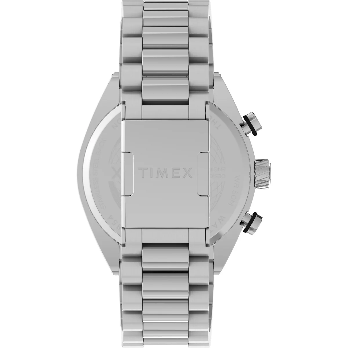Timex Legacy Tonneau Chronograph 42mm Stainless Steel Bracelet Watch - Image 3