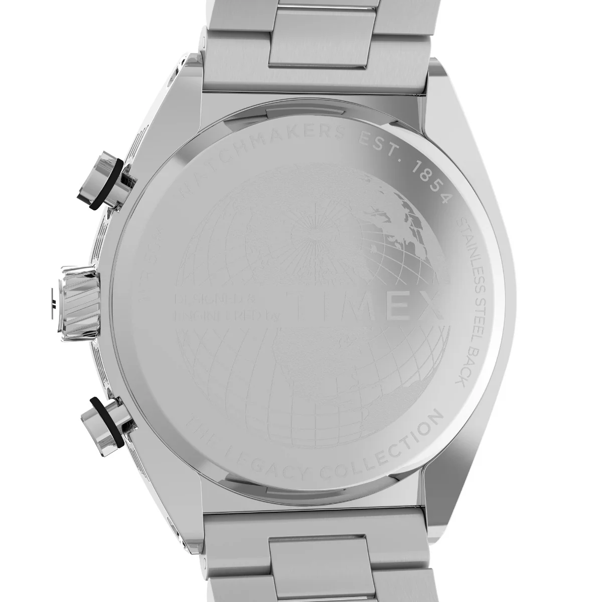 Timex Legacy Tonneau Chronograph 42mm Stainless Steel Bracelet Watch - Image 6