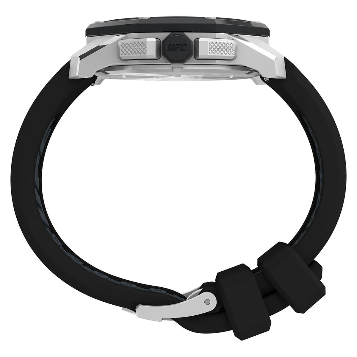 Timex UFC Icon Chronograph 45mm Silicone Strap Watch - Image 3