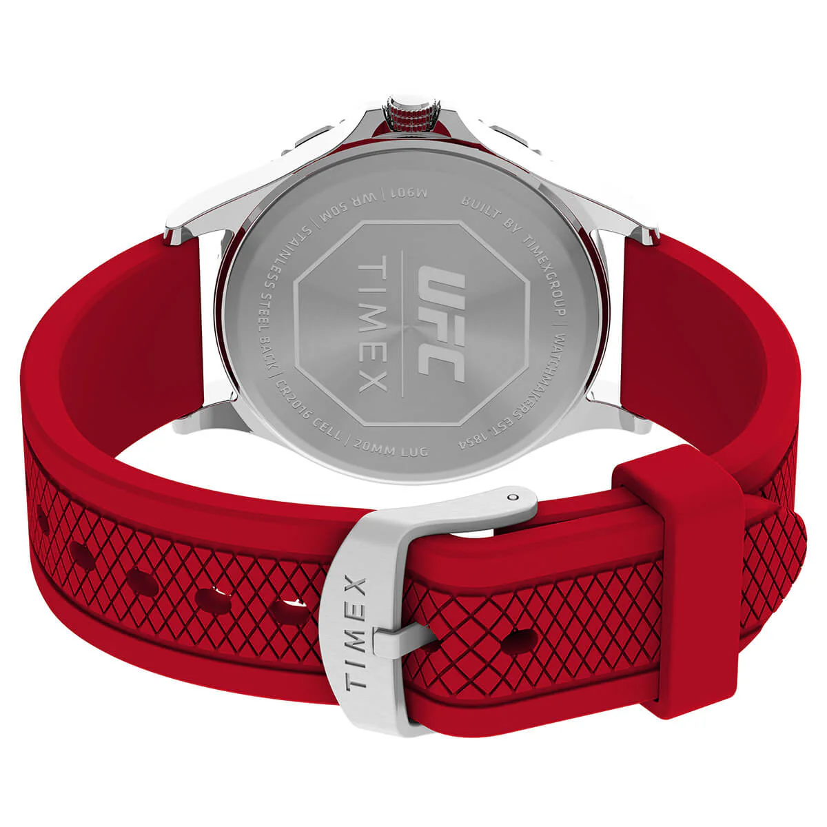 Timex UFC Gamer 42mm Silicone Strap Watch - Image 5