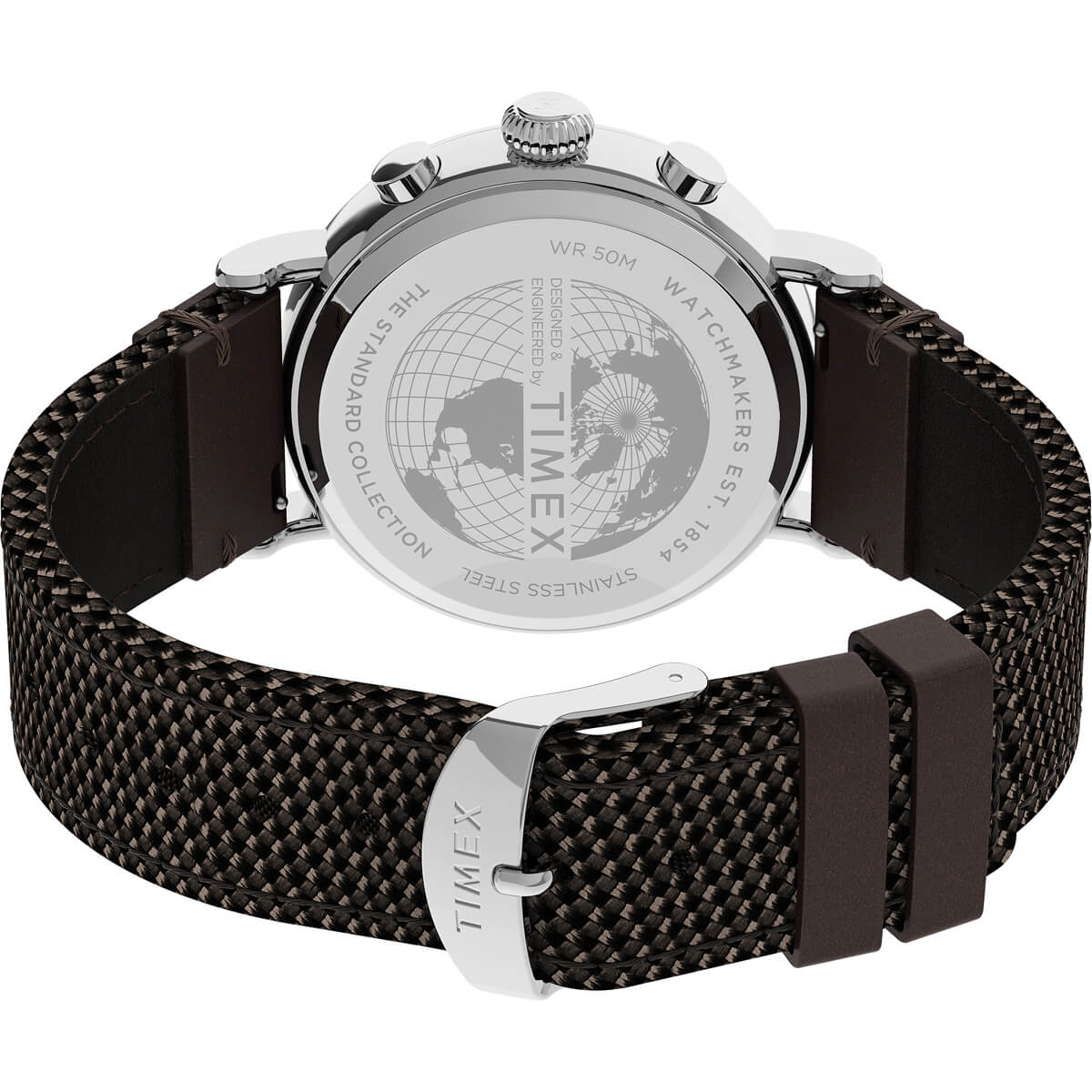 Timex Multifunctonal Men's Analog Black Dial Coloured Quartz Watch, Round Dial with 41 mm Case width - TW2U89300UJ - Image 4