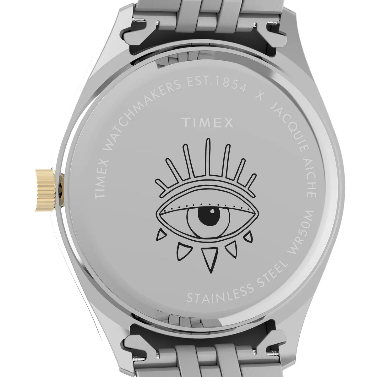 Timex x Jacquie Aiche 36mm Stainless Steel Bracelet Watch - Image 4
