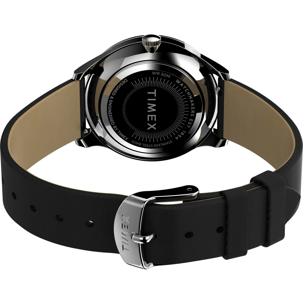 Timex 3 Hands Women's Analog Black Dial Coloured Quartz Watch, Round Dial with 32 mm Case width - TW2V01100UJ - Image 5