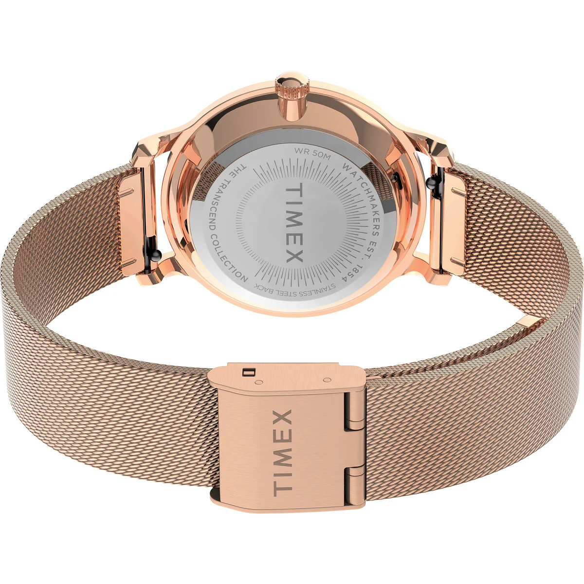 Transcend 31mm Stainless Steel Mesh Band Watch - Image 5