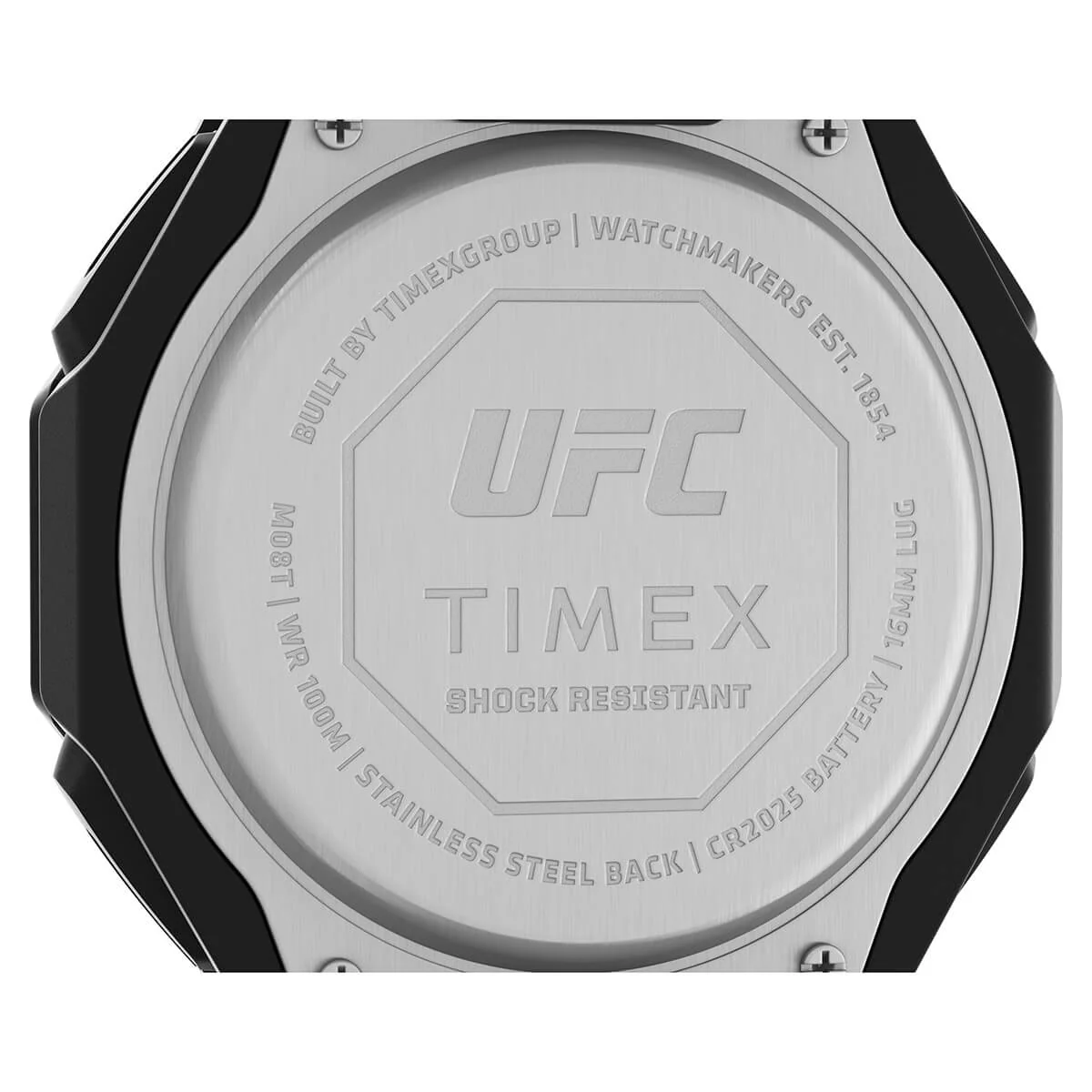 Timex UFC Strength Collection Premium Quality Men's Analog/Digital Black Dial Coloured Quartz Leather Strap Watch - TW2V55200X6 - Image 5