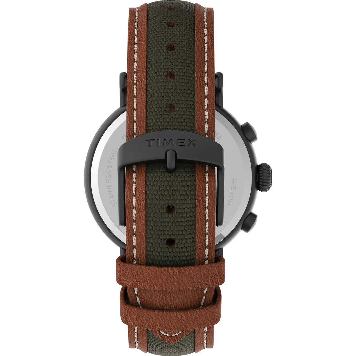 Timex Multifunctonal Men's Analog Black Dial Coloured Quartz Watch, Round Dial with 41 mm Case width - TW2U58000UJ - Image 3