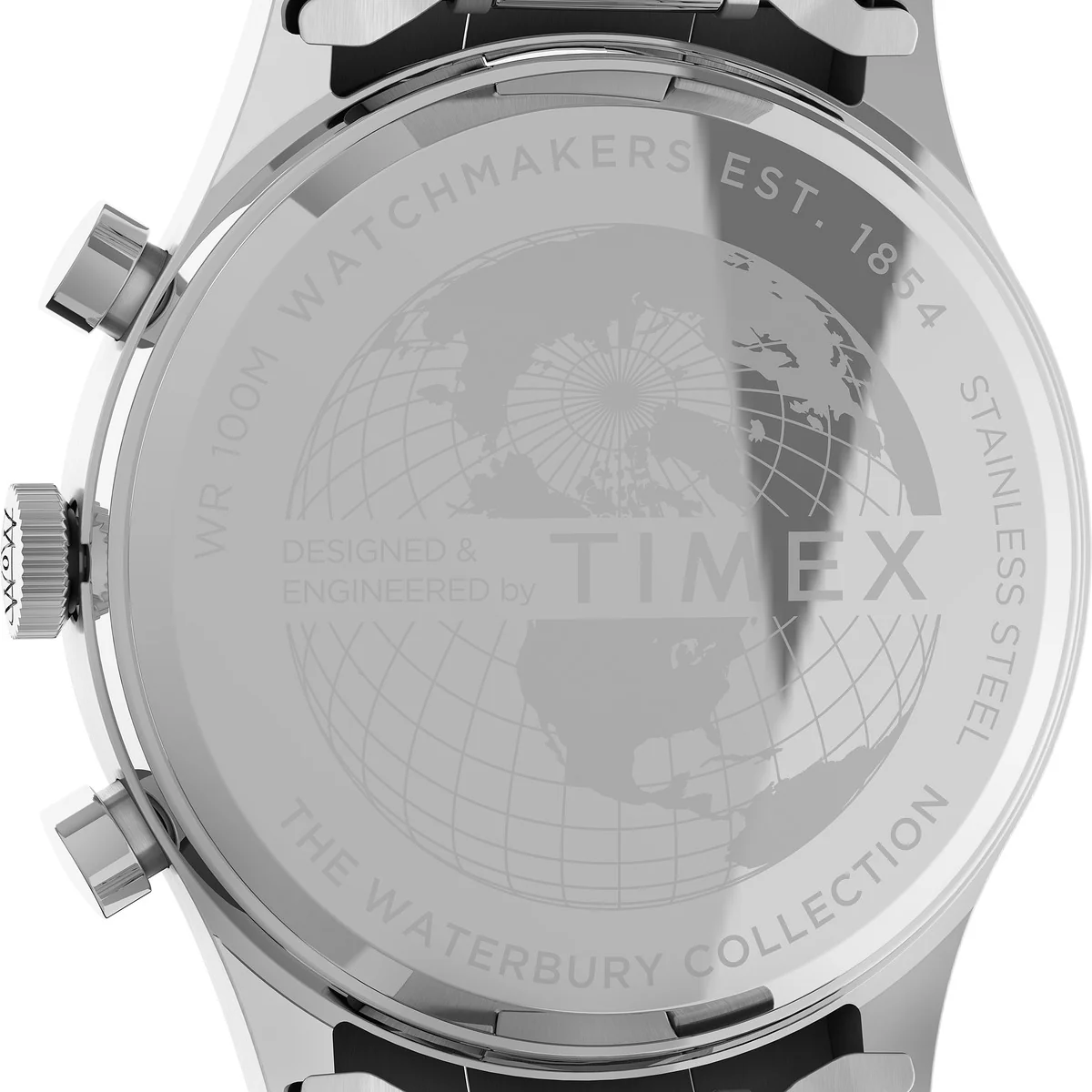 Waterbury Traditional Chronograph 42mm Stainless Steel Bracelet Watch - Image 4