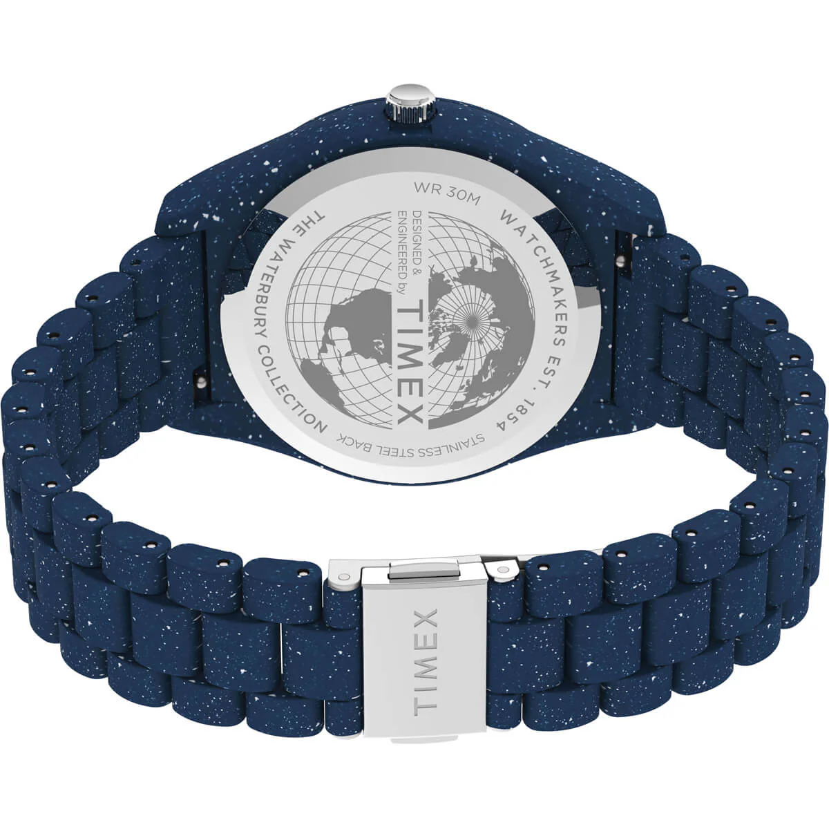 Timex Heritage Collection Men's Quartz Analog Blue Dial Round Case Ocean-Plastic Function Watch -TW2V37400 - Image 5