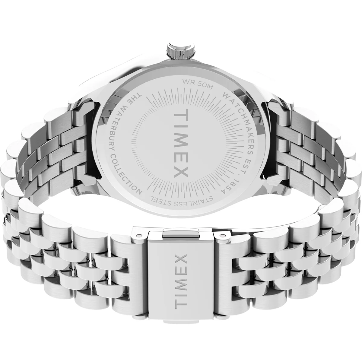 Timex 3 Hands Women's Analog Pink Dial Coloured Quartz Watch, Round Dial with 34 mm Case width - TW2V31500UJ - Image 4