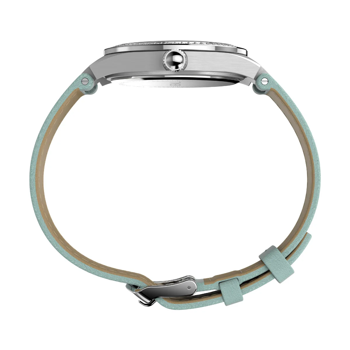 Simone Multifunction 38mm Leather Strap Watch - Image 5