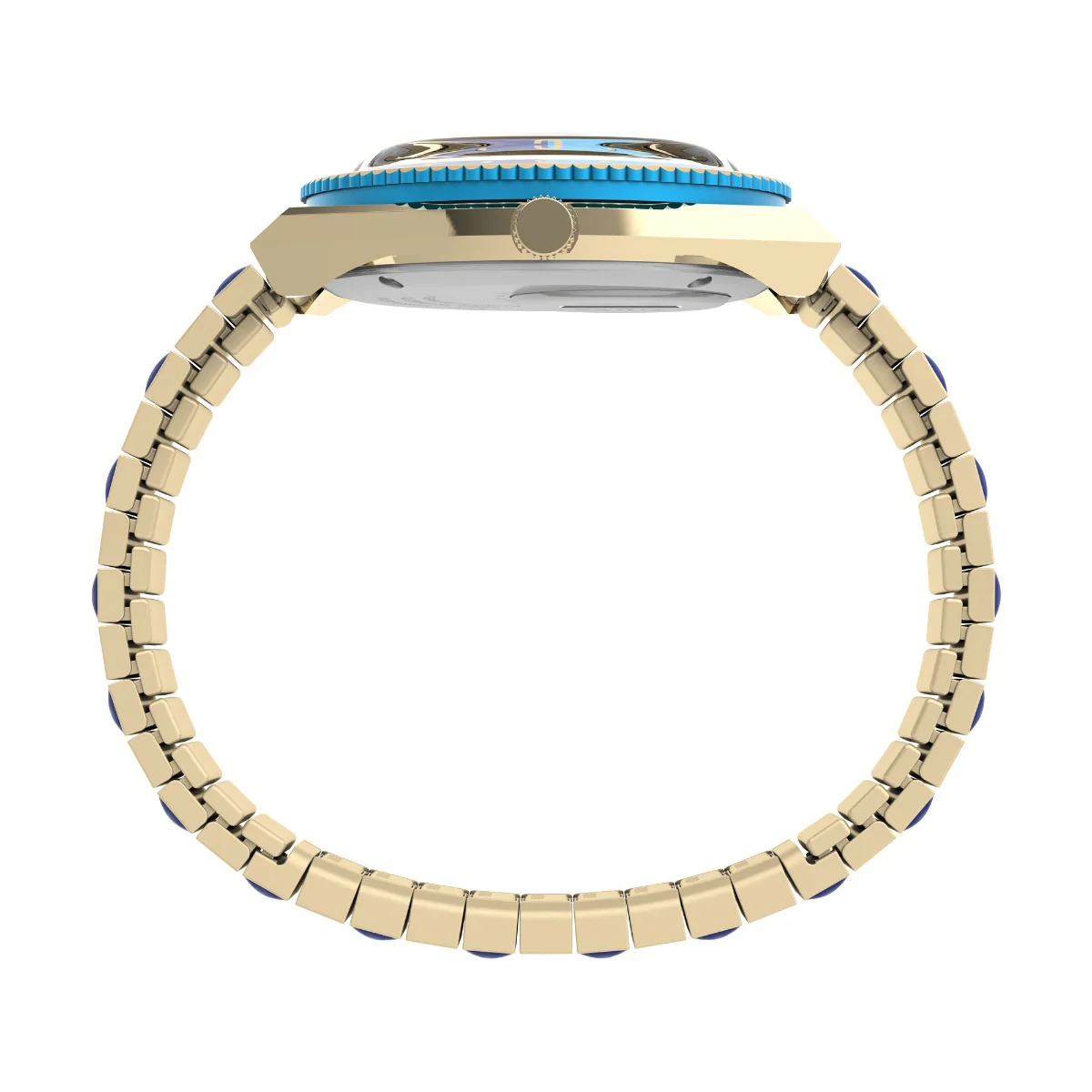 Q Timex Malibu 36mm Stainless Steel Expansion Band Watch - Image 4