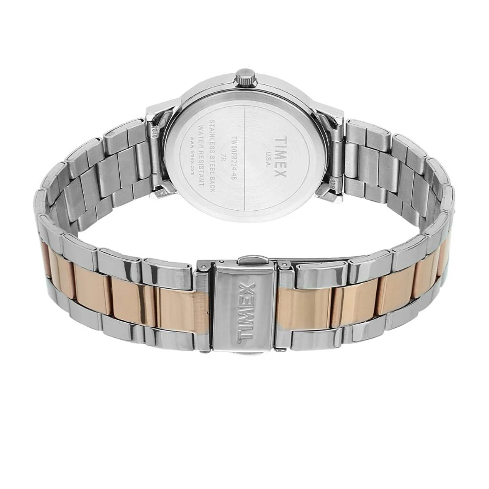 Timex Classics Pairs Brown Dial Round Case 3 Hands Function Watch -TW00PR214 - Image 6