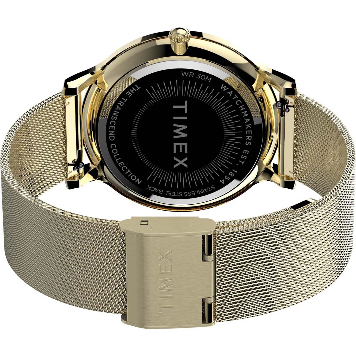 Transcend? 38mm Stainless Steel Mesh Band Watch - Image 4