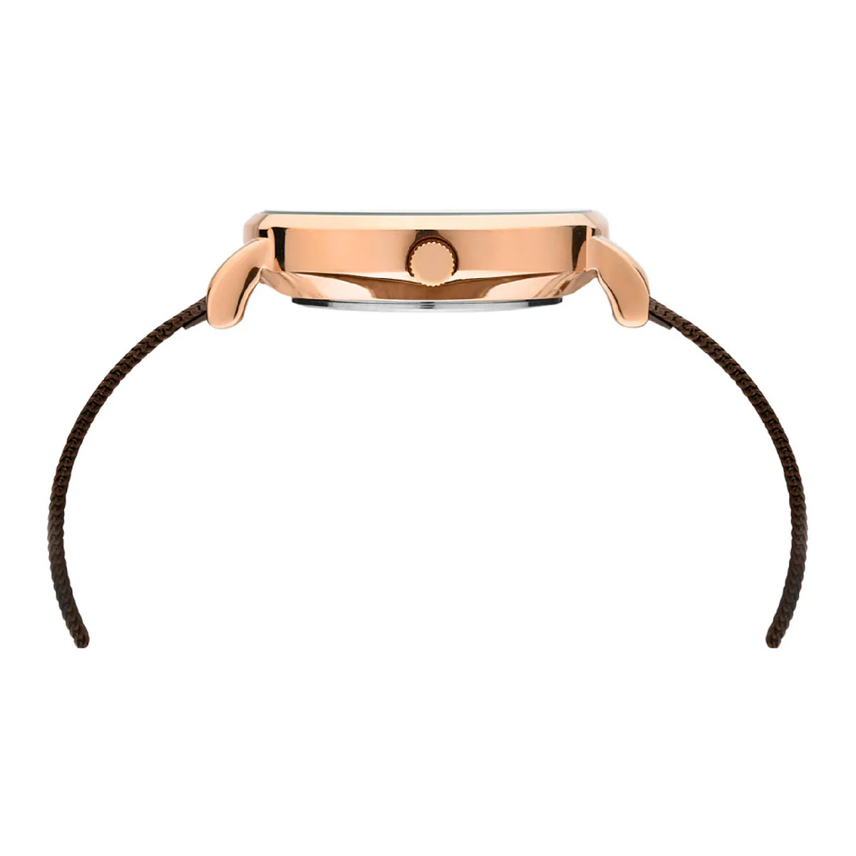 Timex Fashion Women's Brown Dial Round Case 3 Hands Function Watch -TWEL129SMU03 - Image 4