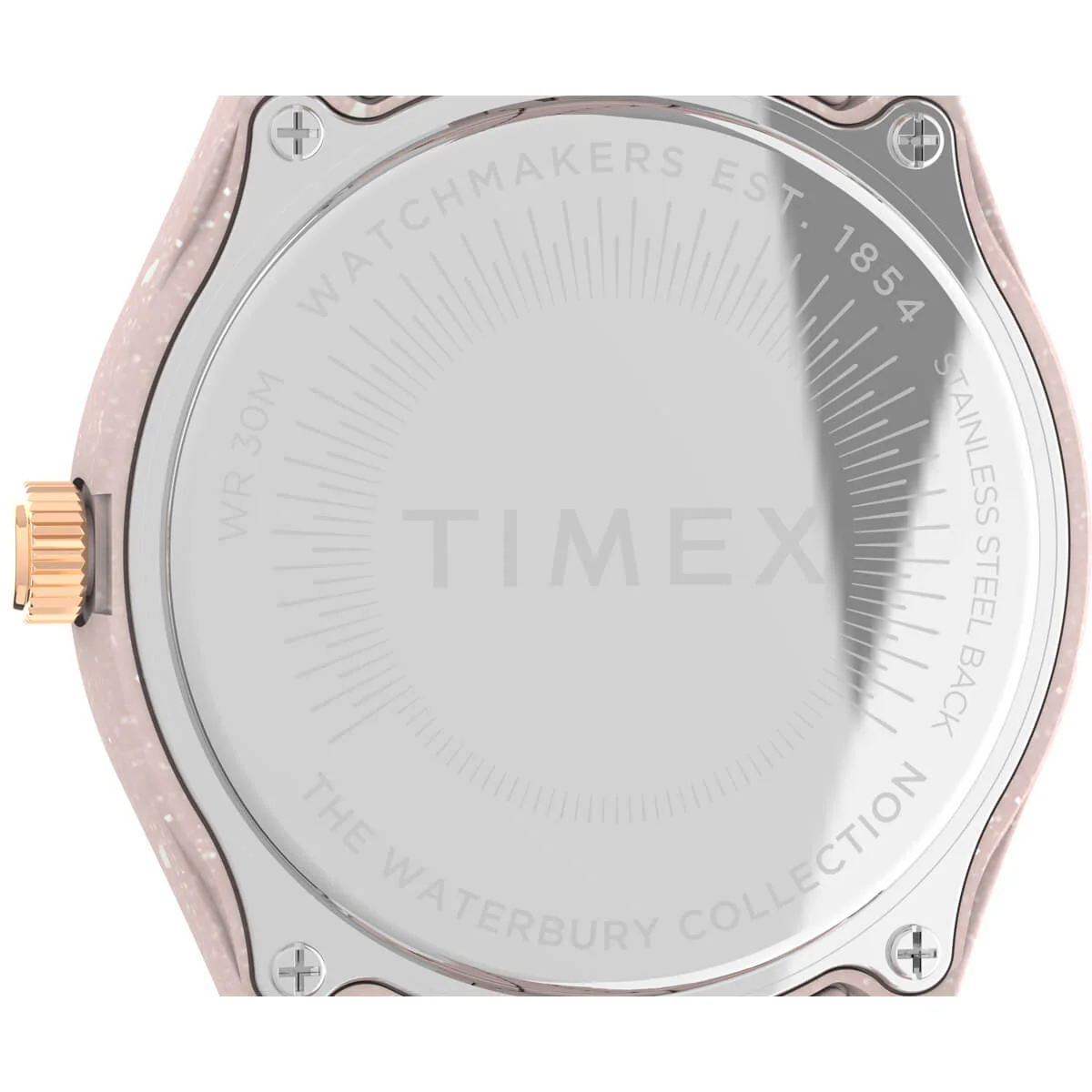 Timex Heritage Collection Women's Quartz Analog Pink Dial Round Case Ocean-Plastic Function Watch -TW2V33100X6 - Image 5